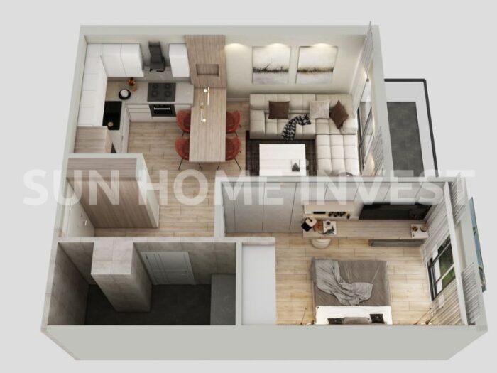 Antalya Konyaaltı Hurma mahallesinde Lüks daireler - Görsel 3