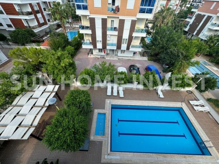 Antalya Konyaaltı Liman mahallesinde havuzlu satılık 2+1 daireler - Görsel 1