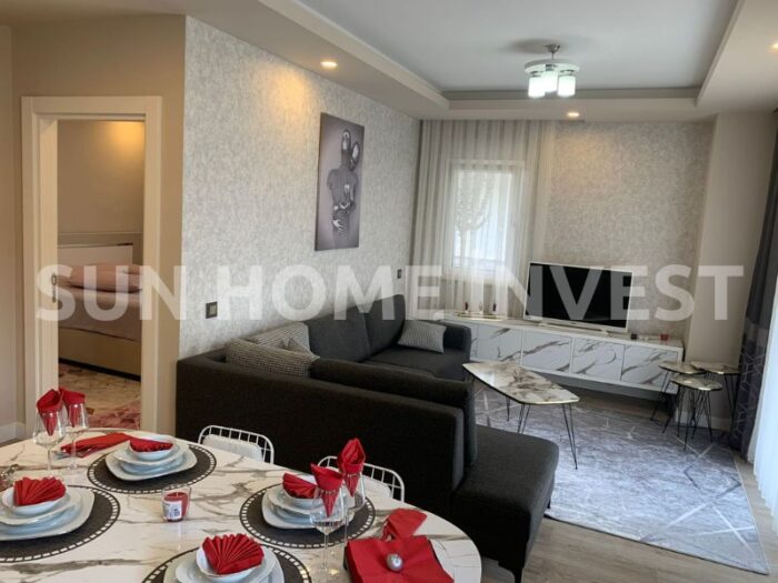 Antalya Konyaaltı Liman mahallesinde site içerisinde 1+1 satılık eşyalı daire - Görsel 10